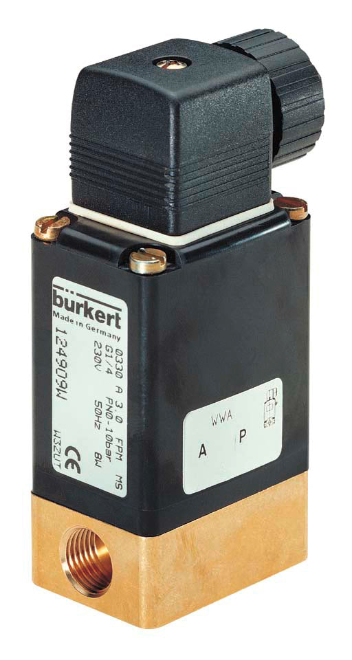 Solenoid Valve G1/4'' NC Brass NBR -1-3bar/-15-44psi 230VAC 0330 142318