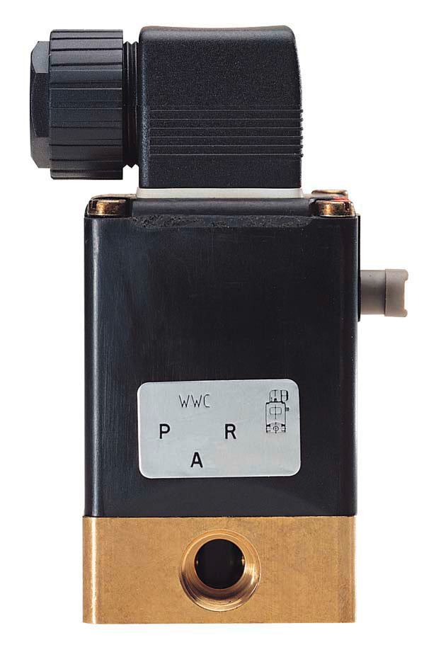Solenoid Valve 3/2 Universal G1/4'' Brass NBR -1-3bar/-15-44psi 24VDC Vacuum 0330 124942