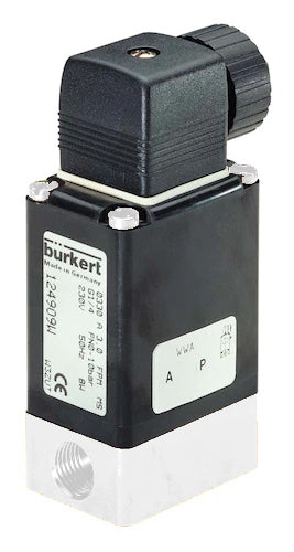 válvula solenoide 2/2 G1/4'' PVDF 24VDC Burkert 0330 57573