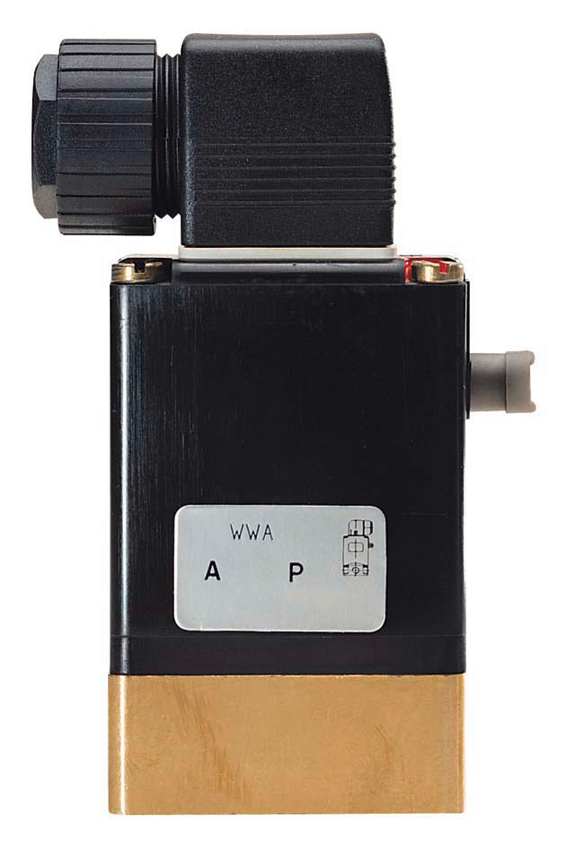Solenoid Valve 3/2 NO 32x46mm SFB Flange Brass NBR -1-6bar/-15-87psi 24VDC 0331 40758