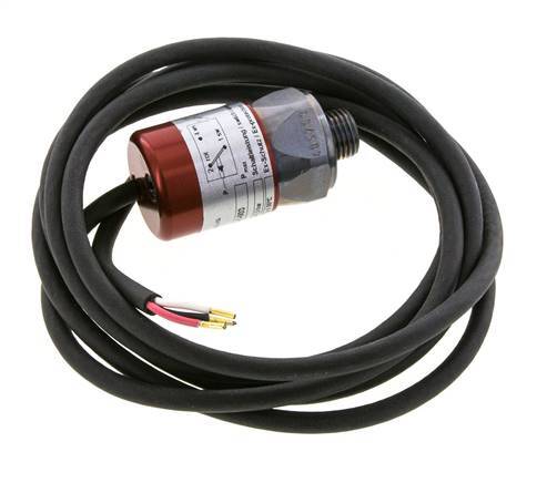 presostato de acero SPDT de 10 a 20bar G1/4'' 250VAC Cable de 3 hilos 2m