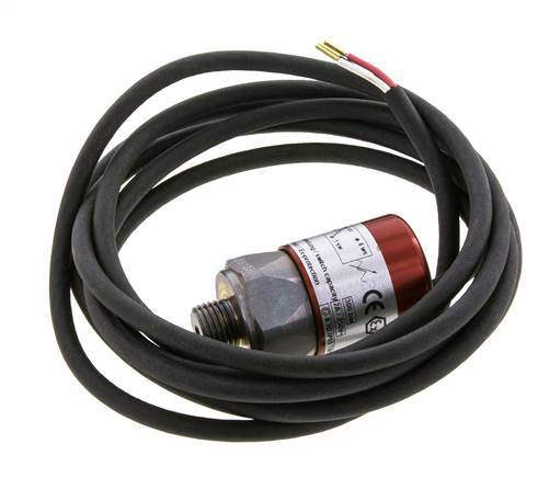 50 to 150bar SPDT Steel Pressure Switch G1/4'' 250VAC 3-wire Cable 2m
