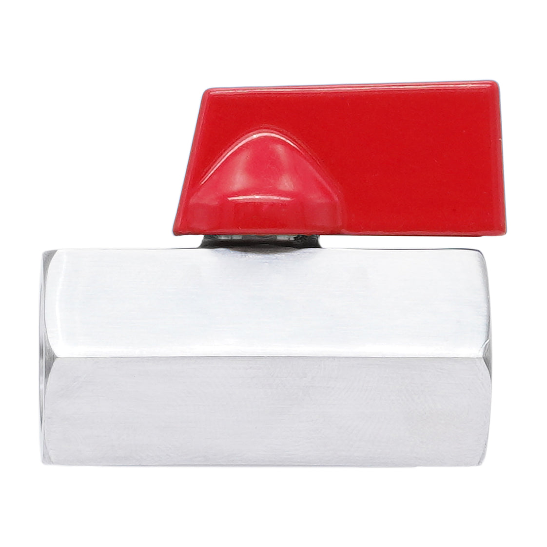 G 1/4'' F/F Válvula De Bola Mini De Acero Inoxidable 69 Bar PTFE - TamesonPRO 1113-014-F
