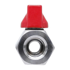 G 3/4'' F/F Válvula De Bola Mini De Acero Inoxidable 69 Bar PTFE - TamesonPRO 1113-034-F