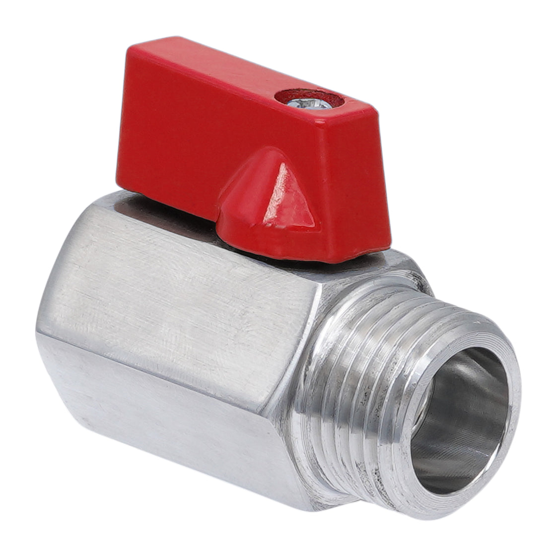 G 1/8'' M/F Válvula De Bola Mini De Acero Inoxidable 69 Bar PTFE - TamesonPRO 1113-018-MF