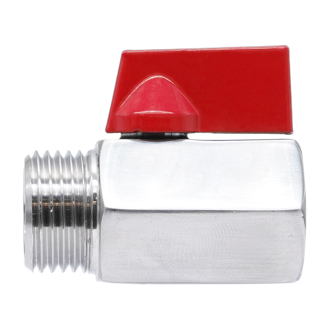G 1/8'' M/F Válvula De Bola Mini De Acero Inoxidable 69 Bar PTFE - TamesonPRO 1113-018-MF