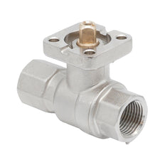 Válvula de bola 2 vías de latón Rp 3/8" ISO-Top F03 PN40