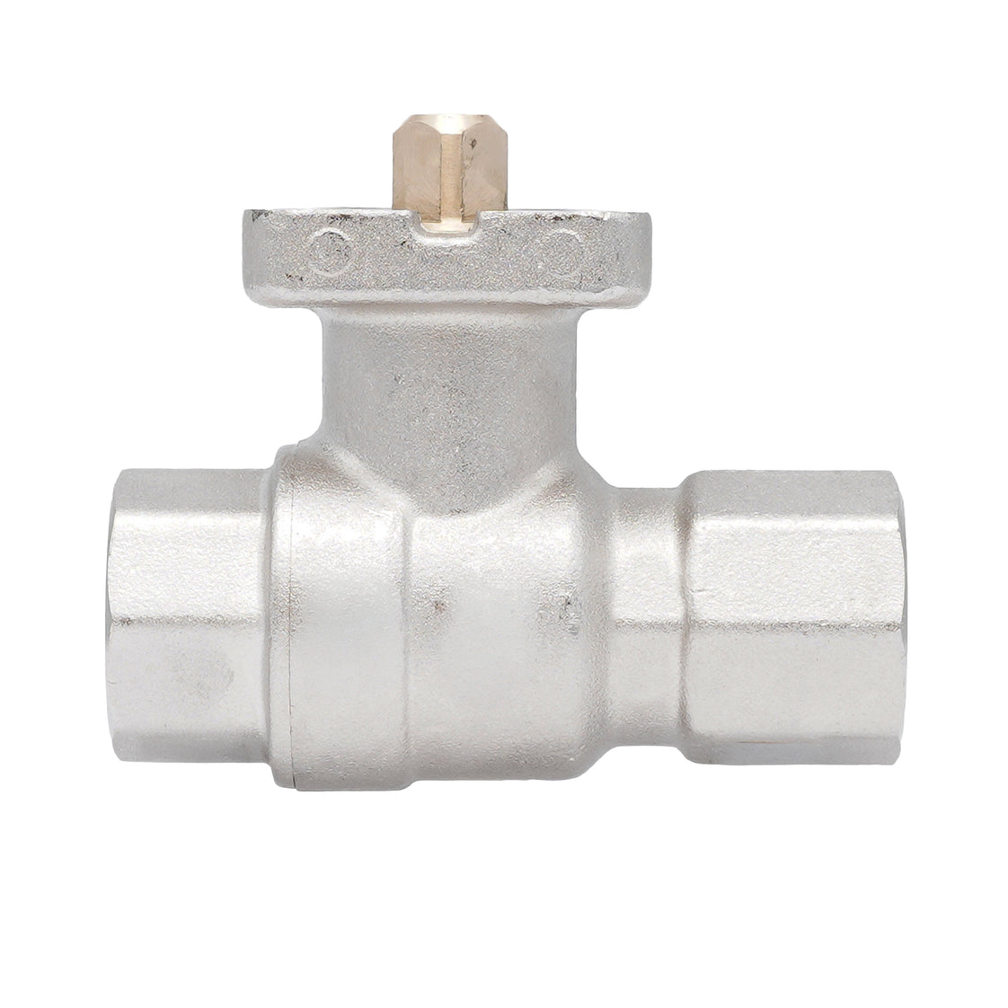 Válvula de bola 2 vías de latón Rp 1/4" ISO-Top F03 PN40