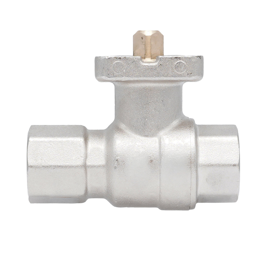 Válvula de bola 2 vías de latón Rp 1/4" ISO-Top F03 PN40