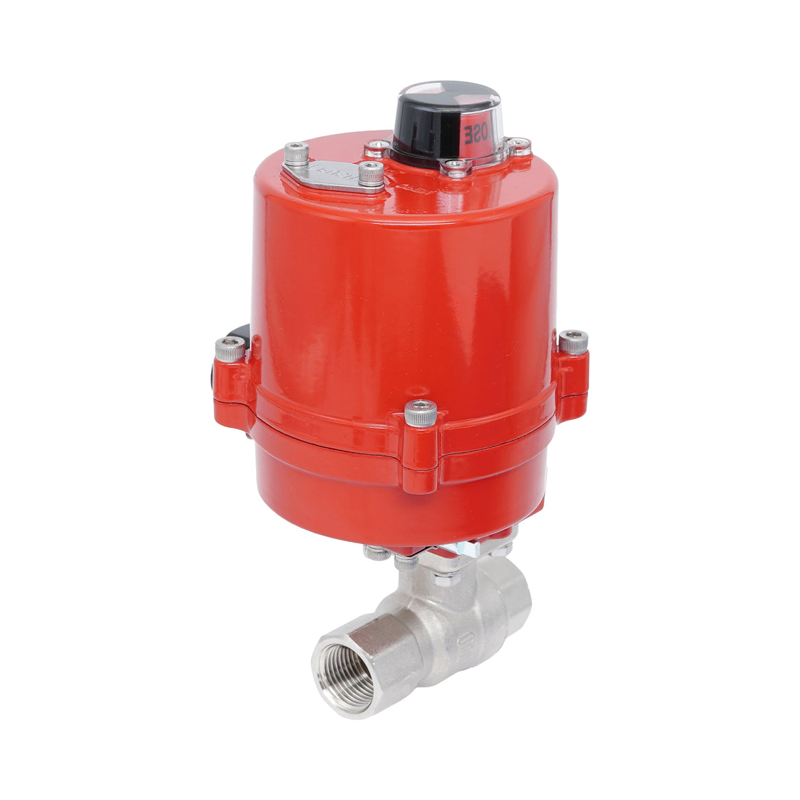 Válvula de bola eléctrica 2 vías de latón Rp 3/4" 100-240 V AC