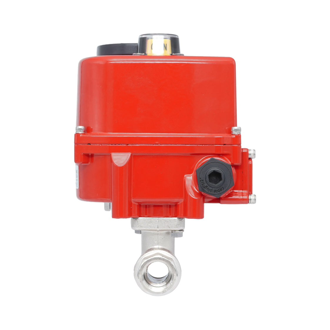 Válvula de bola eléctrica modulante 2 vías de latón Rp 1/2" 24 V AC/DC