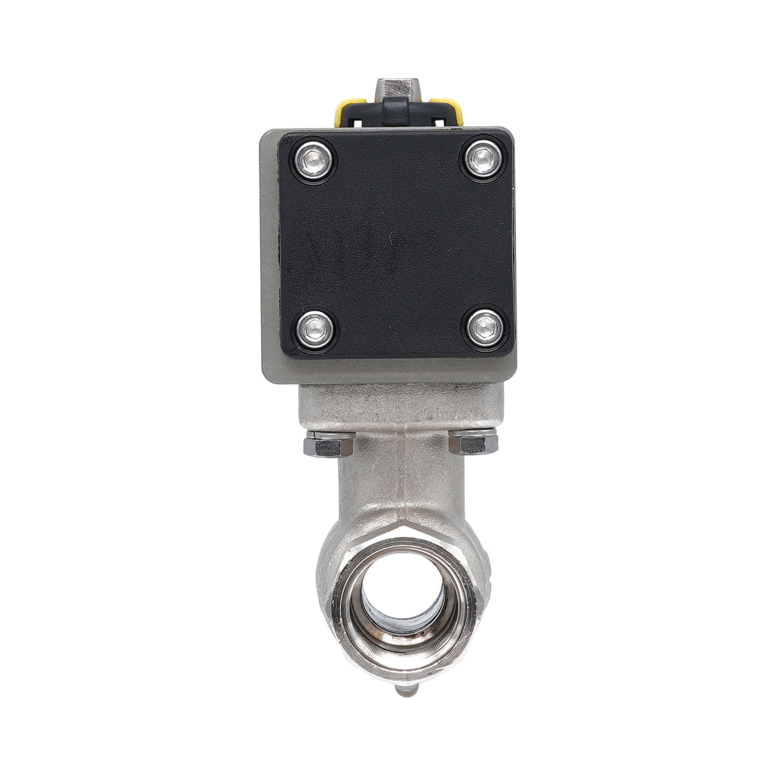 Válvula de bola neumática 2 vías de latón Rp 1/2" - de doble efecto