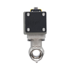 Válvula de bola neumática 2 vías de latón Rp 1/4" - de doble efecto