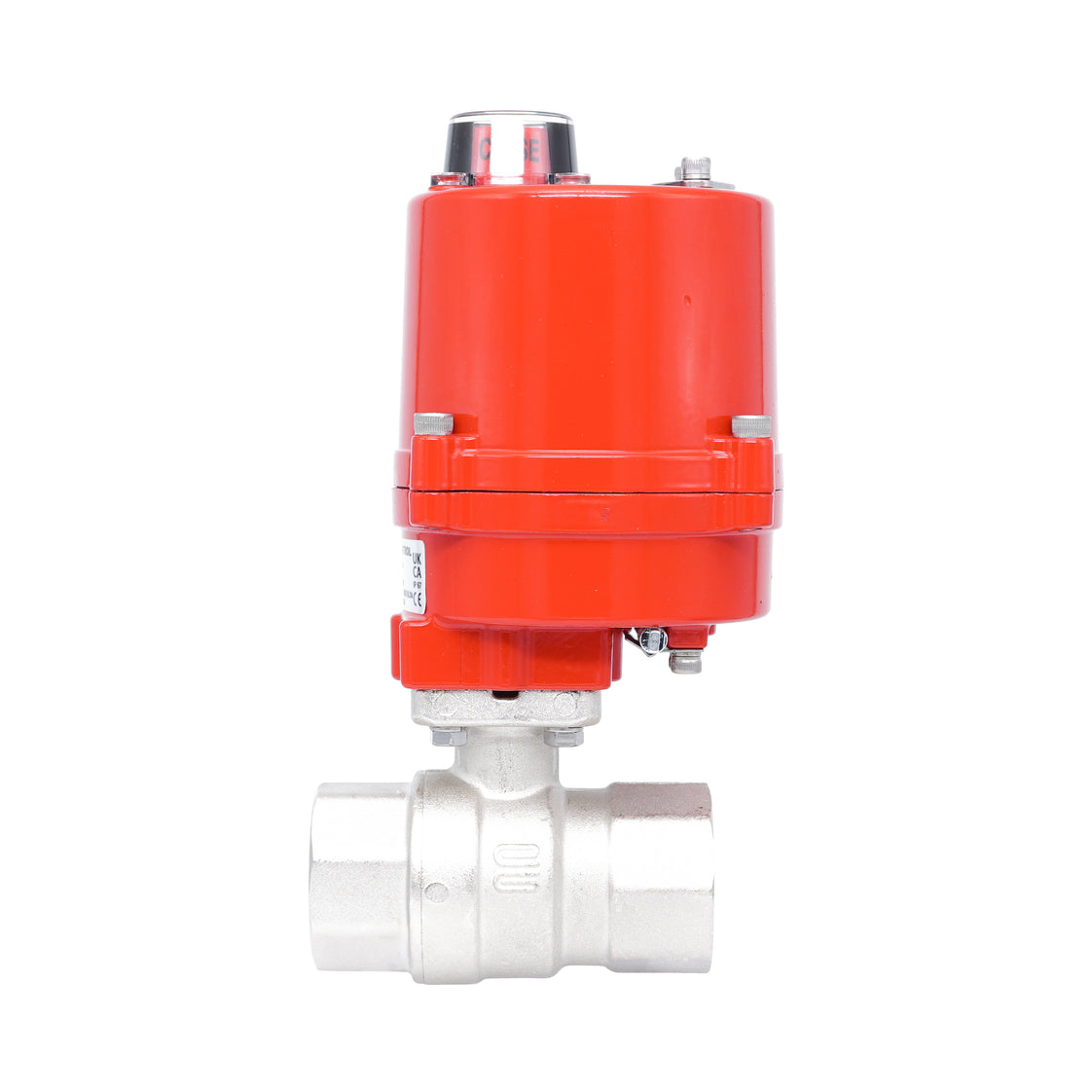 Válvula de bola eléctrica 2 vías de latón Rp 1-1/2" 24 V AC/DC