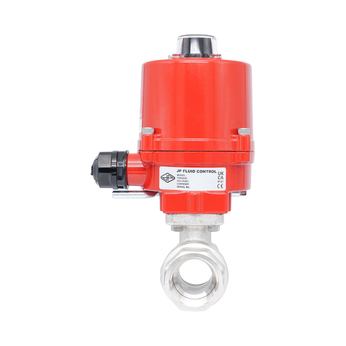 Válvula de bola eléctrica 2 vías de latón Rp 1-1/4" 24 V AC/DC