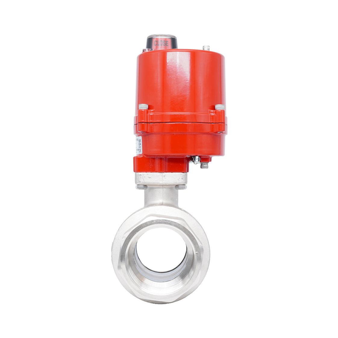 Válvula de bola eléctrica 2 vías de latón Rp 2" 12 V AC/DC