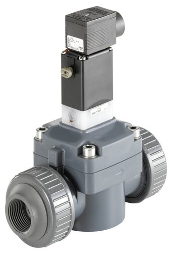 Solenoid Valve NPT 1/2'' NO PVC FKM 0.5-6bar/7-87psi 24VDC 0142 462243