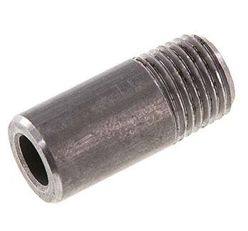 R 1/2'' Macho x 21.3mm Espiga de acero con extremo para soldar 50 Bar DIN 2982 - 60mm [5 Piezas]