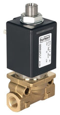 Solenoid Valve 3/2-Way G3/8'' NC Brass PEEK 0-70bar/1015psi 24VAC Vacuum 0355 182121