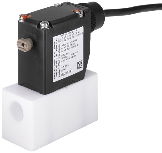 Electroválvula 3/2 Vías G3/8'' Mezcla PTFE FFKM 0-1bar/15psi 230V AC/DC 0121 20008903