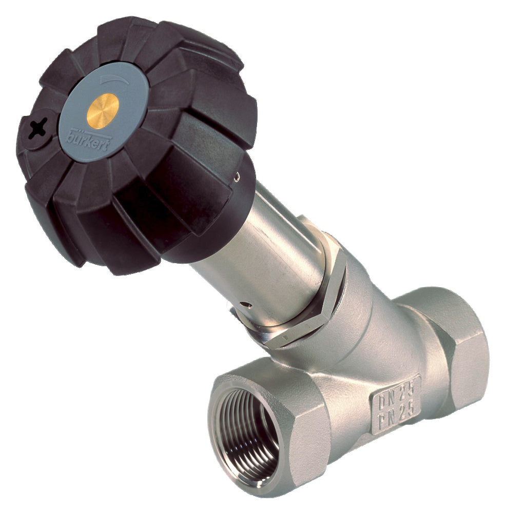 Válvula de Asiento Inclinado Extremo Soldado Manual de 2 Vías DN 20 Acero Inoxidable - 2000 - 166019