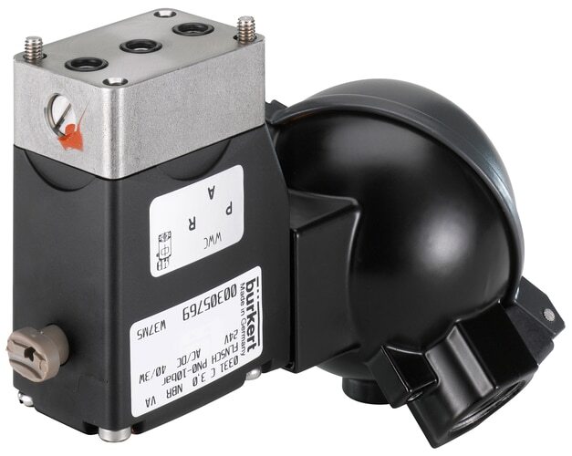 Solenoid Valve 3/2-Way 32x46 mm SFB flange Universal Stainless steel FKM 0-10bar/145psi 24VAC/DC Oxygen Fat/Oil Free ATEX 0331 20048787