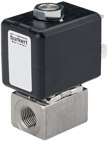 Electroválvula 20x20 mm SFB brida NC Acero inoxidable FKM 0-6bar/87psi 24VDC 7011 20051989