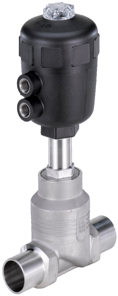 Welded End DN 80 NC Pneumatic 2-Way Globe Valve Stainless Steel - 2012 - 156487