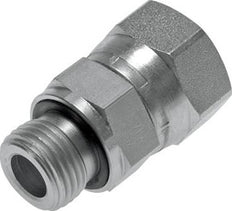 UN 1-7/16''-12 x G 1'' F/M Adaptador reductor de acero galvanizado ORFS 400 Bar - Hidráulico