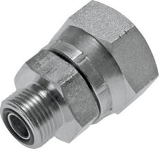 UN 11/16''-16 x UNF 9/16''-18 M/F Adaptador reductor de acero galvanizado ORFS 630 Bar - Hidráulico