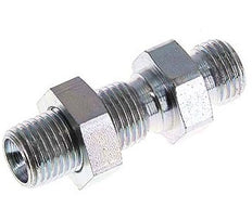 G 1/8'' Pasamuros Acero Inoxidable Doble Racor 475 Barra - Hidráulica