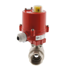 Electrical Ball Valve 2-Way G1-1/2'' Brass 12V DC