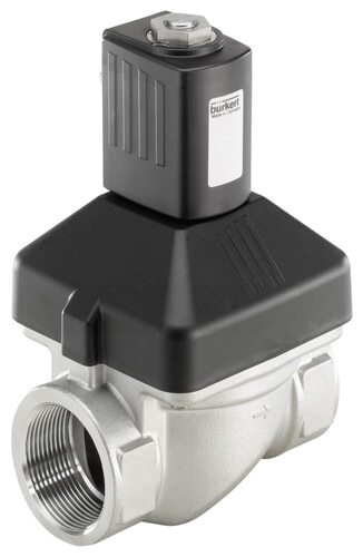 Solenoid Valve G1/2'' NC Stainless steel EPDM 0-10bar/145psi 24VDC Anti-Waterhammer 6213 254267