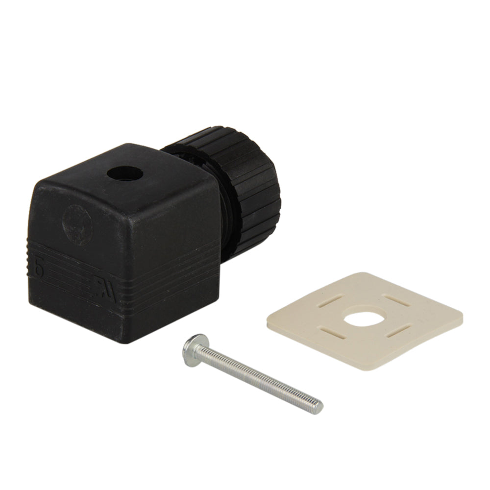 Connector 0-250V AC/DC (DIN - A) without circuit 3-pins - protective earth conductor - Burkert 2508 008526