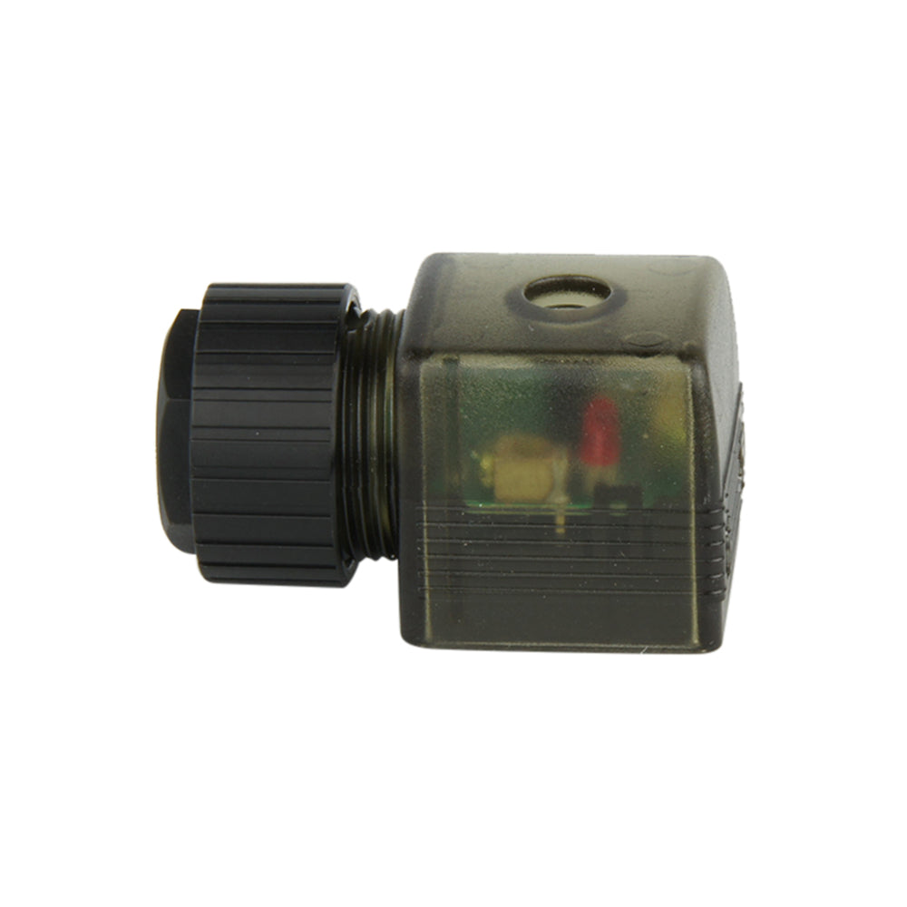 Connector 12-24V AC/DC (DIN - A) with Rectifier LED and Varistor - Burkert 2508 008363