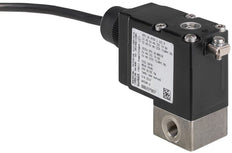 Solenoid Valve G1/4'' NC Stainless steel FKM -1-3.5bar/-15-51psi 24VDC Oxygen Fat/Oil Free 2873 20002924