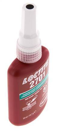 Fijador de roscas Loctite 2701 Verde 50 ml