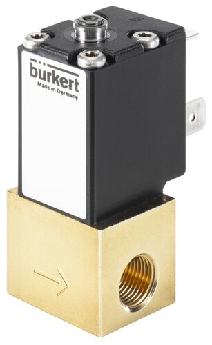 Solenoid Valve G1/8'' NC Brass FKM -1-12bar/-15-174psi 24VDC 2871 20004368