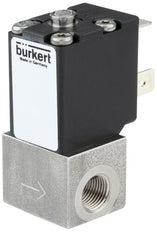Solenoid Valve M5 NC Stainless steel FKM -1-12bar/-15-174psi 24VDC 2871 307664