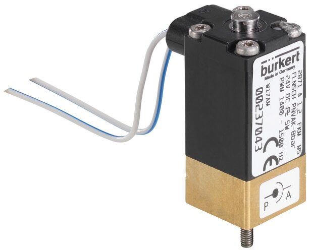 Solenoid Valve 20x20 mm SFB flange NC Brass FKM -1-12bar/-15-174psi 12VDC 2871 255582
