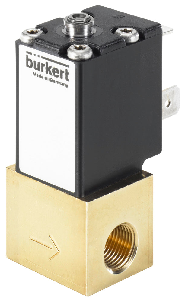 Válvula Solenoide G1/8'' NC Latón FKM -1-12bar/-15-174psi 24VDC 2871 235994