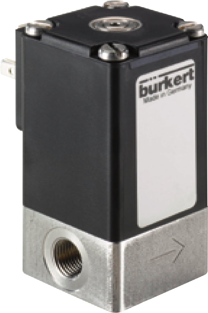 Válvula Solenoide G1/8'' NC Acero Inoxidable FKM -1-16bar/-15-232psi 24VDC Oxígeno Libre De Grasa/Aceite 2873 255454