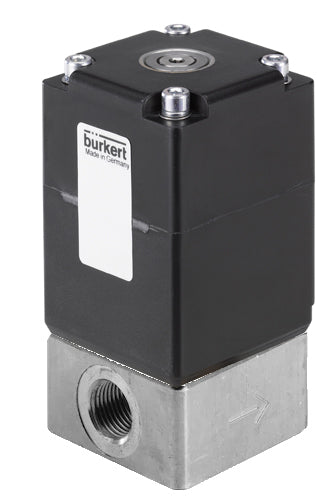 Solenoid Valve G1/2'' NC Stainless Steel FKM -1-2bar/-15-29psi 24VDC Oxygen Fat/Oil Free 2875 246331