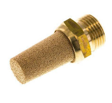 Silenciador Neumático de Bronce Sinterizado G3/8'' Conexión de Latón [2 Piezas]