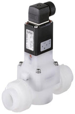 Solenoid Valve 25 mm Welded Sleeves NC PVDF EPDM 0.5-6bar/7-87psi 24VDC 0142 88655