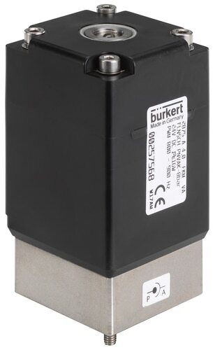 Solenoid Valve 45x45 mm SFB flange NC Stainless steel EPDM -1-4bar/-15-58psi 24VDC 2875 382859