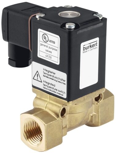 Solenoid Valve G1'' NC Brass NBR 0-5bar/73psi 24VAC/DC Vacuum Anti-Waterhammer 0290 280879