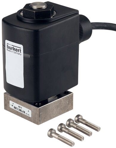 Solenoid Valve 40x40 mm SFB flange NC Stainless steel EPDM 0-16bar/232psi 24VDC 6027 379071