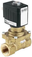 Solenoid Valve NPT 1 1/4'' NO Brass FKM 0.2-16bar/3-232psi 24VDC Anti-Waterhammer 6281 306770