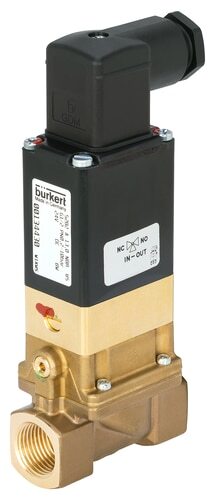 Válvula Solenoide NPT 3/4'' NC Latón NBR 0.2-10bar/3-145psi 24VDC Antigolpe De Ariete 5282 467734